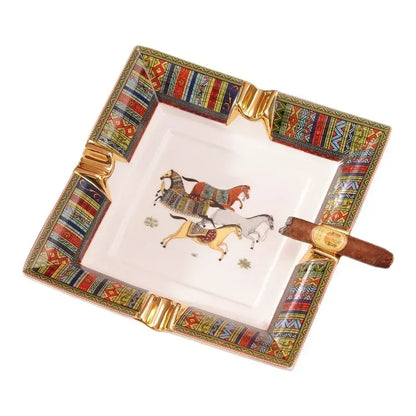 creative-overglaze-decorative-living-room-ashtrays-european-ceramic-ashtray-office-desktop-modern-ash-tray-home-decoration - AgorAstrA