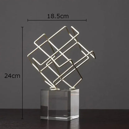 decorations-for-home-living-room-office-mini-thinker-sculpture-ornaments-resin-black-modern-abstract-sculptures-desktop - AgorAstrA