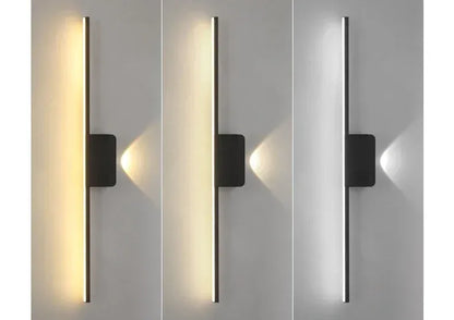 Applique murale LED minimaliste moderne pour chambre à coucher, applique murale longue bande pour salon, éclairage d'intérieur. - AgorAstrA