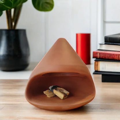 Brûleur Sauge Céramique Artisanale - Palo Santo Yoga Déco Zen - AgorAstrA