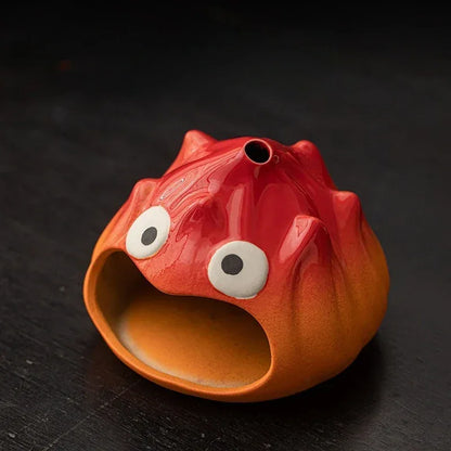 Brûleur d'encens en céramique à motif flamme, avec un adorable dessin animé - Produits de parfumerie d'intérieur - Brûleurs d'encens - AgorAstrA