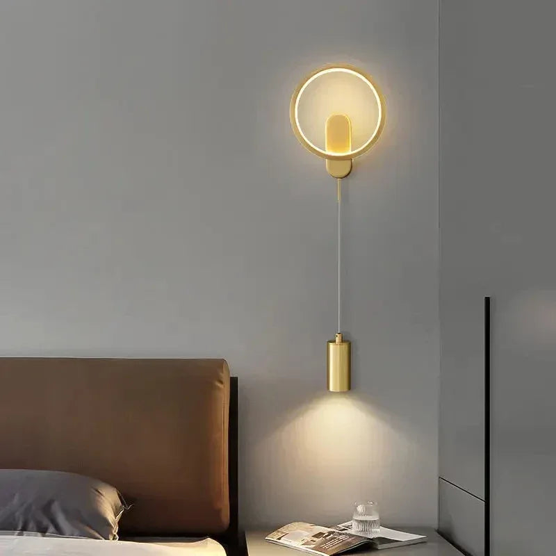 Applique murale LED moderne et minimaliste pour chambre à coucher, chevet ou salon. Éclairage intérieur et lampes décoratives. - AgorAstrA