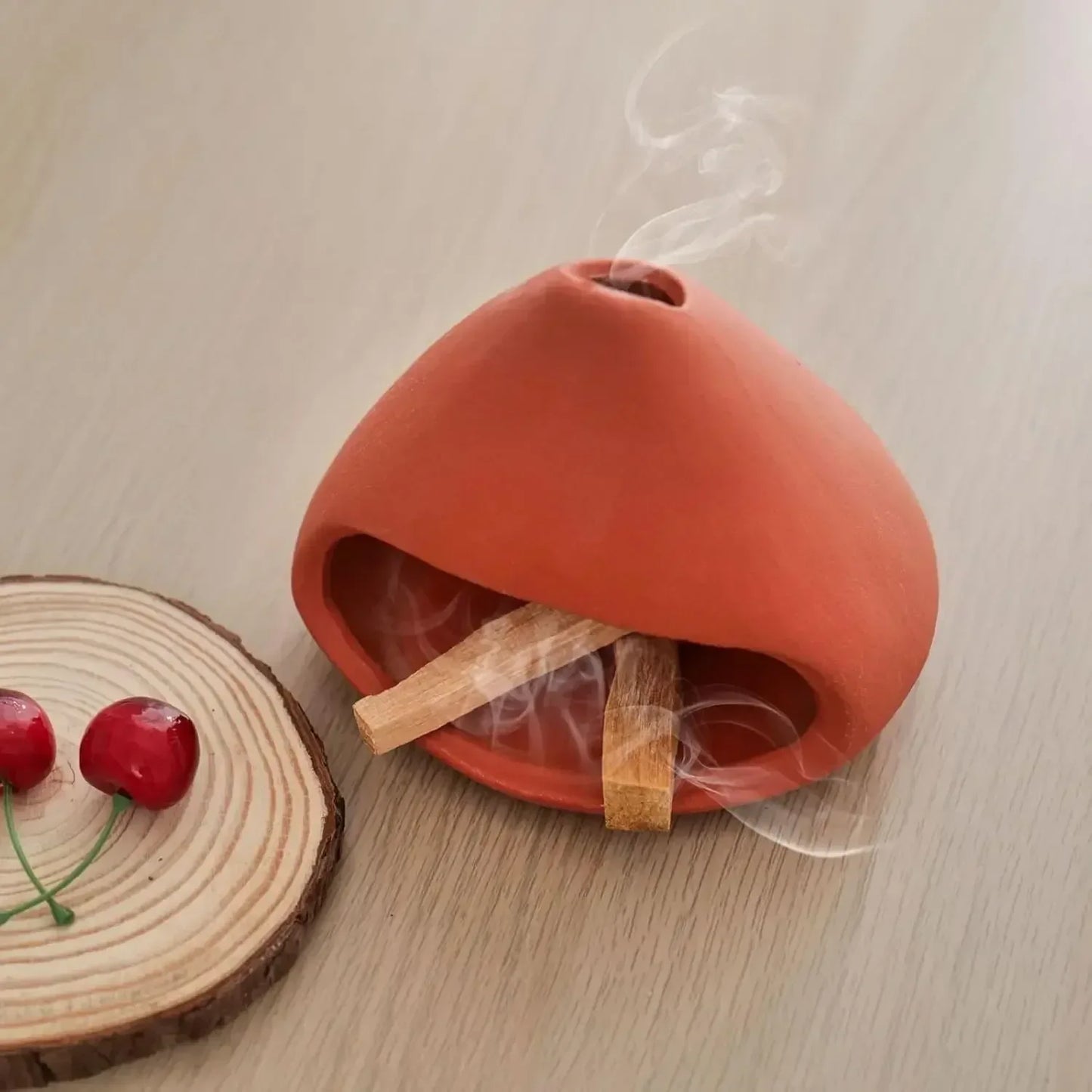 Brûleur Sauge Céramique Artisanale - Palo Santo Yoga Déco Zen - AgorAstrA