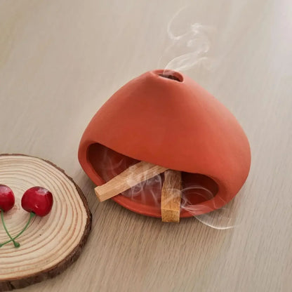 Brûleur Sauge Céramique Artisanale - Palo Santo Yoga Déco Zen - AgorAstrA