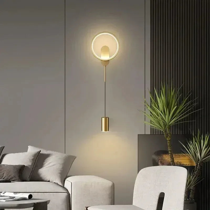Applique murale LED moderne et minimaliste pour chambre à coucher, chevet ou salon. Éclairage intérieur et lampes décoratives. - AgorAstrA