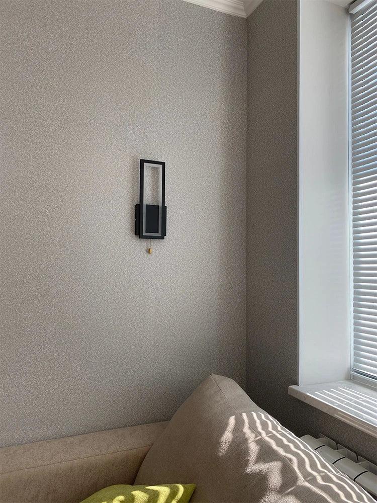 Applique murale minimaliste moderne pour la décoration intérieure (salon, chambre, chevet), 16 W, AC96V-260V, éclairage LED noir et blanc, décoration de couloir - AgorAstrA