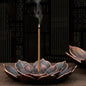 ceramic-white-lotus-incense-burner-home-decor-stick-holder-buddhist-aromatherapy-censer-use-in-office-teahouse - AgorAstrA