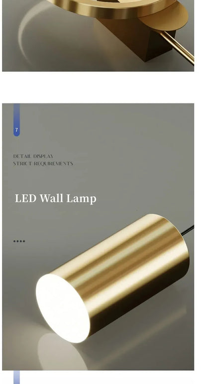 Applique murale LED moderne et minimaliste pour chambre à coucher, chevet ou salon. Éclairage intérieur et lampes décoratives. - AgorAstrA