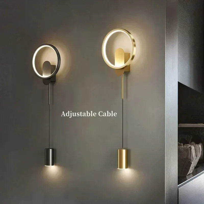 Applique murale LED moderne et minimaliste pour chambre à coucher, chevet ou salon. Éclairage intérieur et lampes décoratives. - AgorAstrA
