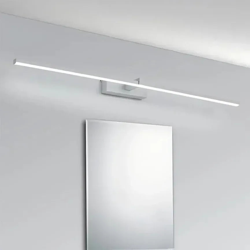 Applique murale LED miroir minimaliste moderne, éclairage d'ambiance pour la maison, lampe frontale en forme de bande d'aluminium, décoration intérieure de salle de bain - AgorAstrA