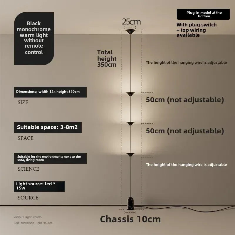 Applique Murale Verre Long Nordique - Luminaire Design Moderne - AgorAstrA