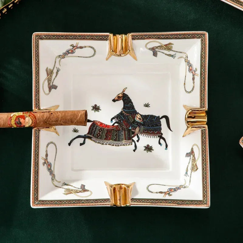 creative-overglaze-decorative-living-room-ashtrays-european-ceramic-ashtray-office-desktop-modern-ash-tray-home-decoration - AgorAstrA