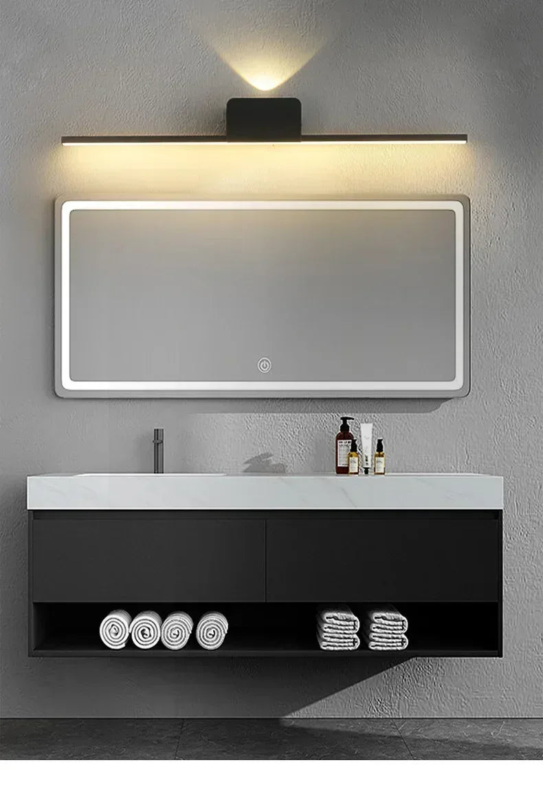 Applique murale LED minimaliste moderne pour chambre à coucher, applique murale longue bande pour salon, éclairage d'intérieur. - AgorAstrA