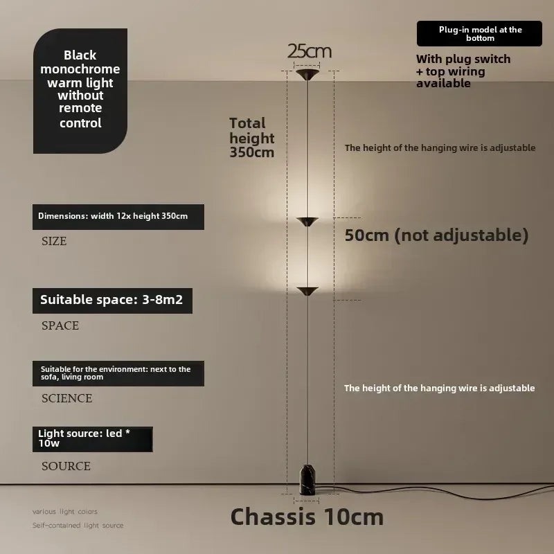 Applique Murale Verre Long Nordique - Luminaire Design Moderne - AgorAstrA