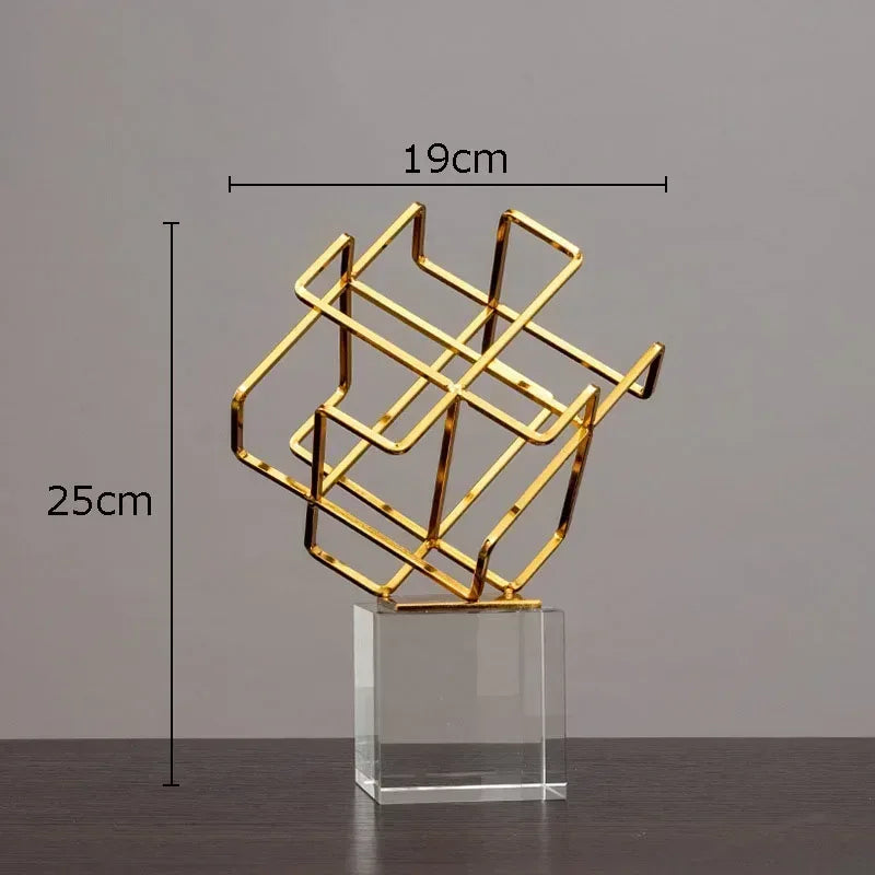 decorations-for-home-living-room-office-mini-thinker-sculpture-ornaments-resin-black-modern-abstract-sculptures-desktop - AgorAstrA