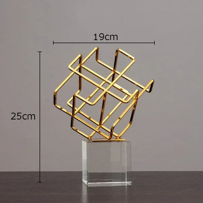 decorations-for-home-living-room-office-mini-thinker-sculpture-ornaments-resin-black-modern-abstract-sculptures-desktop - AgorAstrA