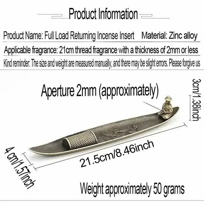 creative-ceramic-incense-holder-for-tea-room-study-fragrance-free-zen-decoration - AgorAstrA