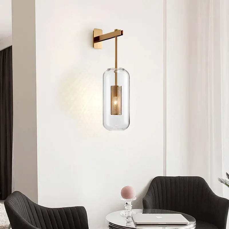 Applique Murale Bois Design Moderne - Lampe Décorative Chambre - AgorAstrA