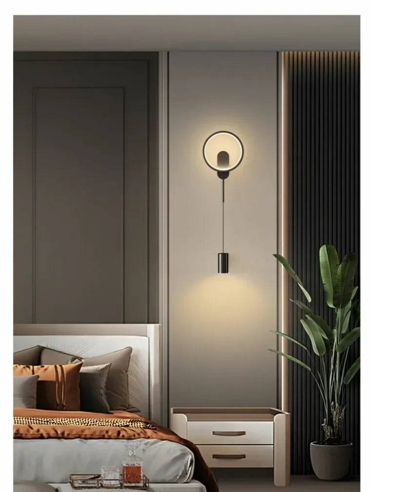 Applique murale LED moderne et minimaliste pour chambre à coucher, chevet ou salon. Éclairage intérieur et lampes décoratives. - AgorAstrA