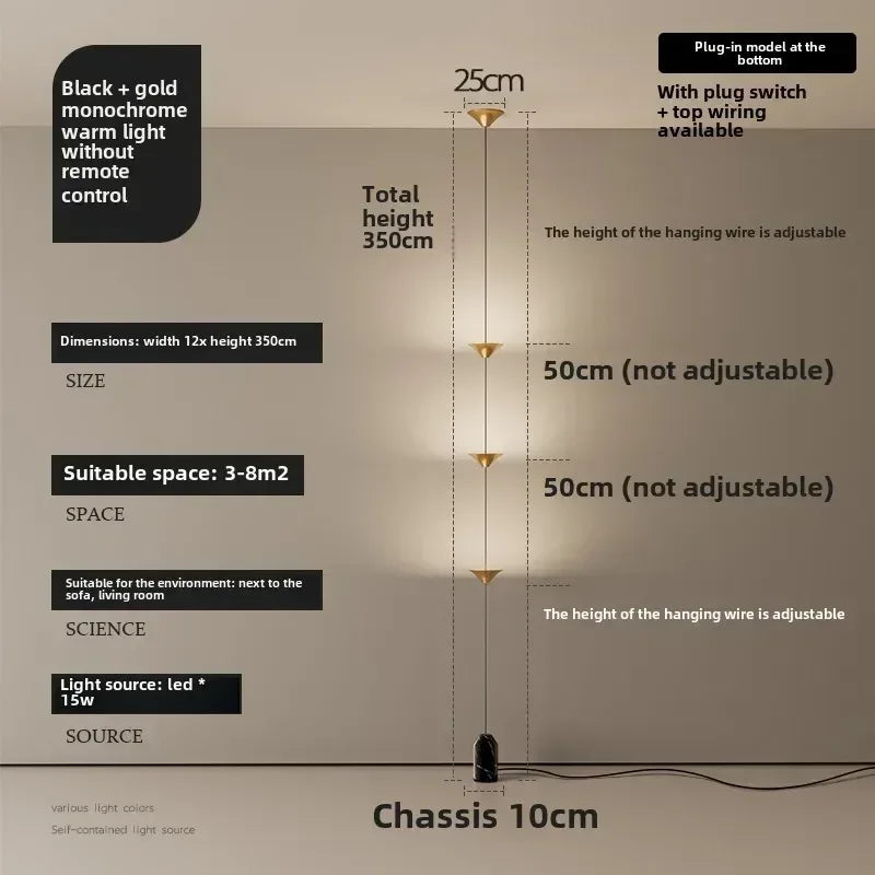 Applique Murale Verre Long Nordique - Luminaire Design Moderne - AgorAstrA