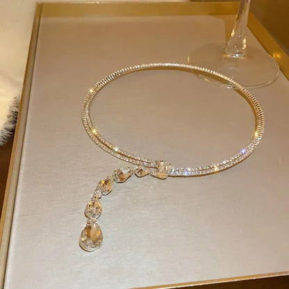 Collier Pendentif Fin Femme - Cœur Zircon Perles Argent Croix Vague - AgorAstrA