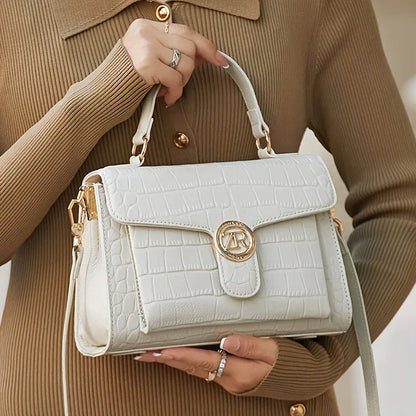 Sac à Main Femme Haut de Gamme Motif Crocodile - Luxe Élégant - AgorAstrA