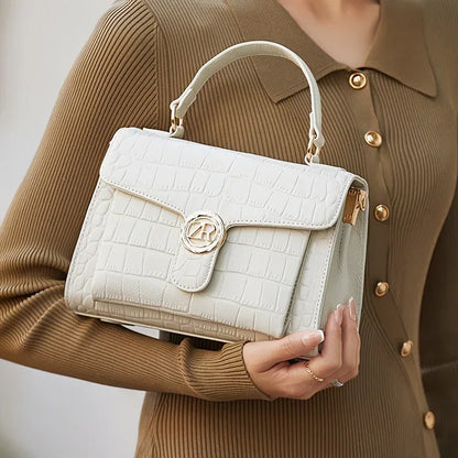 Sac à Main Femme Haut de Gamme Motif Crocodile - Luxe Élégant - AgorAstrA