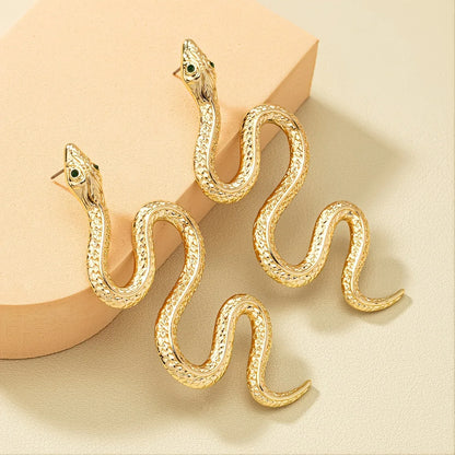 Boucles d'oreilles en forme de serpent - AgorAstrA