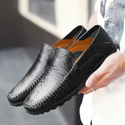Chaussures homme business casual confortables et respirantes avec coutures apparentes - AgorAstrA