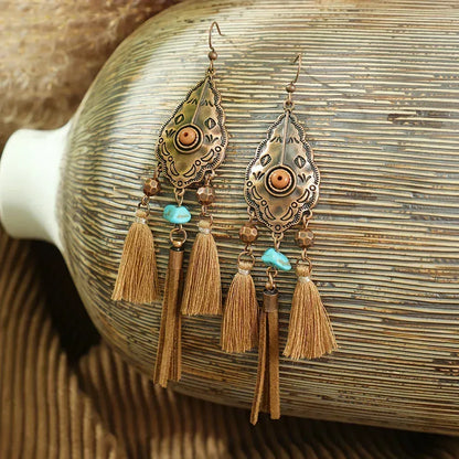 Boucles d'Oreilles Femme à Pois Vintage - Bijou Rétro Élégant - AgorAstrA