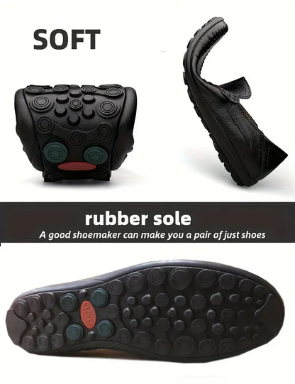 Chaussures homme business casual confortables et respirantes avec coutures apparentes - AgorAstrA