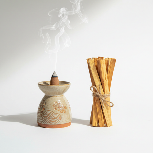 Pack Découverte Zen - Encens Palo Santo + Brûleur Céramique
